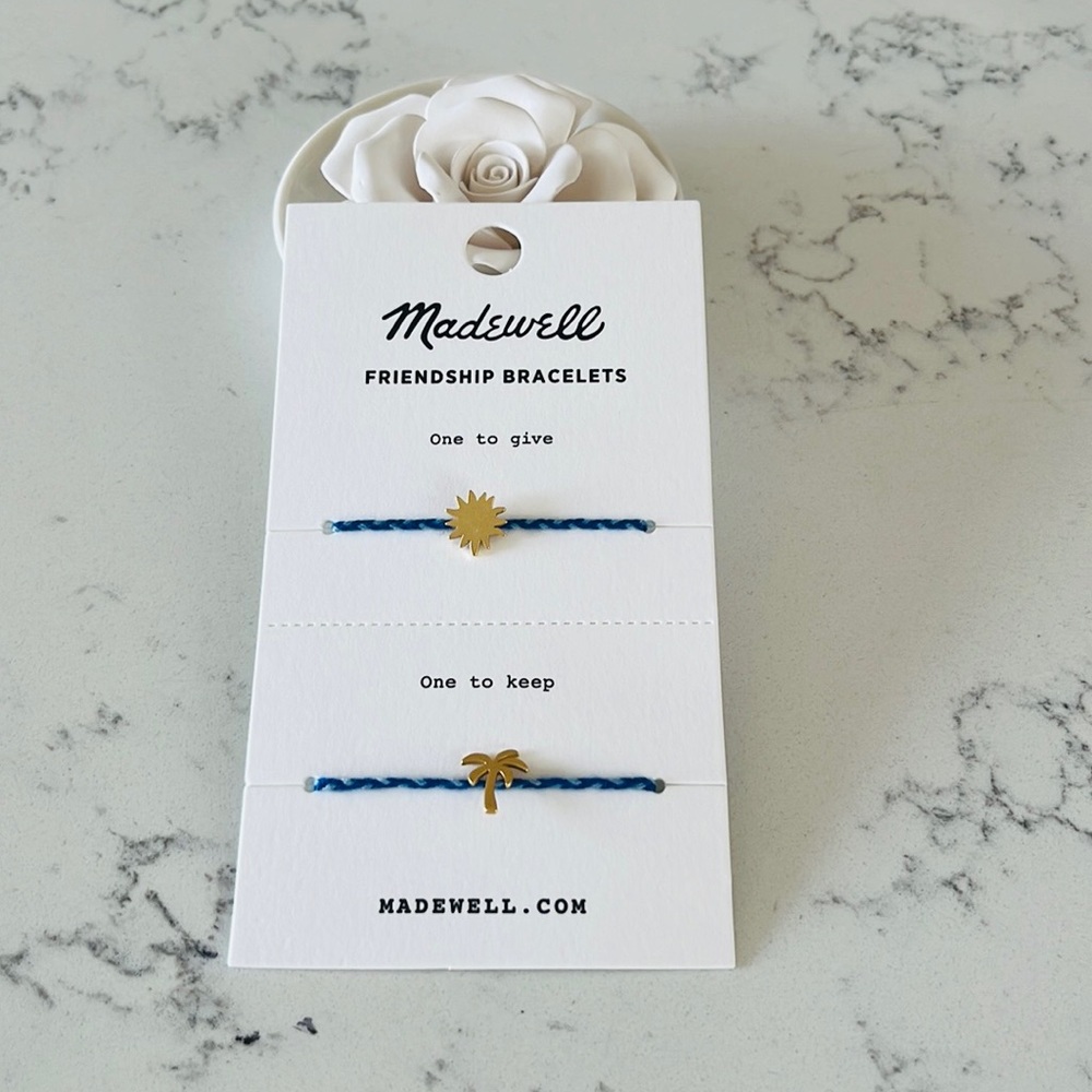 Madewell Corded Friendship Bracelet Set